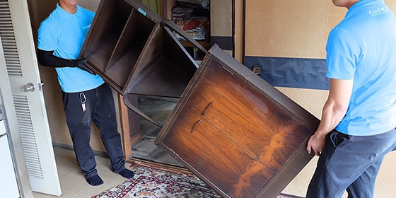 迅速・丁寧に回収します！