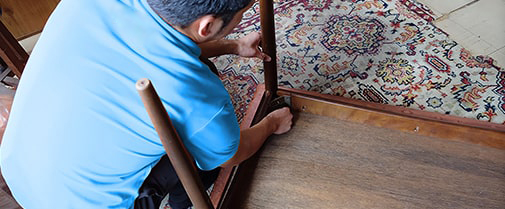 大型家具は分解して迅速に搬出