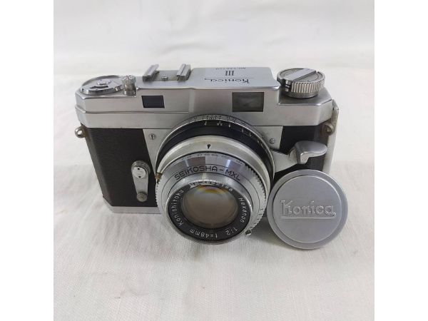 KonicaⅢ コニカ3 Konishiroku 1:2 f=48mm フィルムカメラを買い取りいたしました
