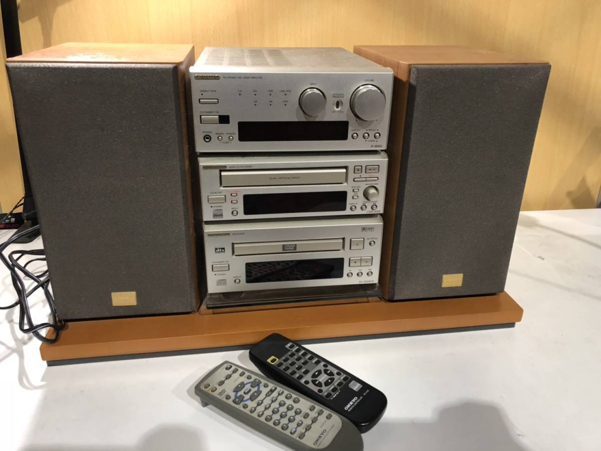 ONKYO オンキョー R-805X CDR-205X DV-S205TX オーディオを買取いたしました。